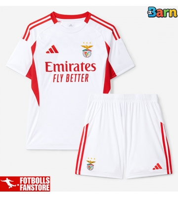 Benfica Tredje Tröja Barn 2025-26 Kortärmad (+ Korta byxor)
